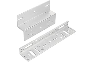 YUANWIN Z and L Bracket for 280KG 600LBS Holding Force Electromagnet Lock Single Door Access Control Electric Magnetic Door Lock