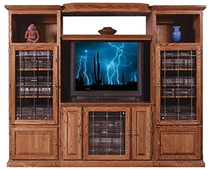 Amazon Com Forest Designs Traditional Golden Oak Three Piece Wall