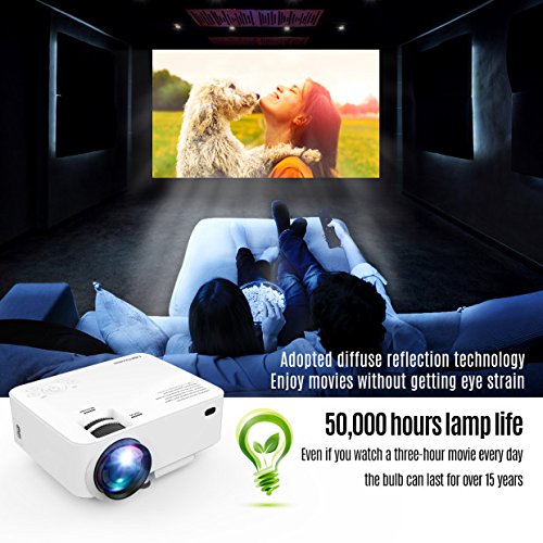 image for Projector, DBPOWER LED Mini Projector with HDMI Cable, Video Projector