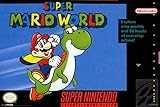 Super Mario World Super Nintendo NES Game Series Box Art Yoshi Luigi Princess Peach Poster 12x18