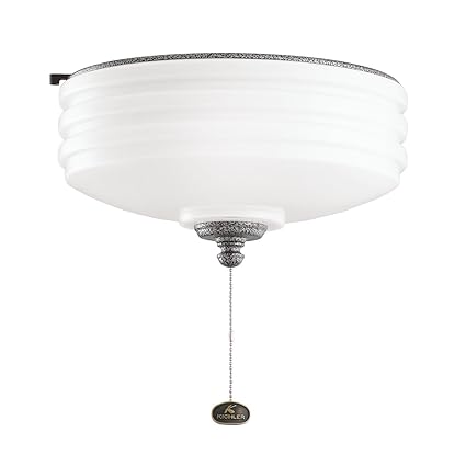Kichler 380901wsp Outdoor 1lt 22w Cfl Wet Rated Ceiling Fan Light
