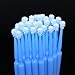 G2PLUS 400 PCS Disposable Micro Applicators, Micro Brushes for Eyelash Extensions, Makeup and Personal Care- 4 X 100PCS (Blue)