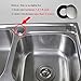 Kitchen Faucet Hole Cover for Dia 1.2 to 1.6 Inch, Brushed Stainless Steel