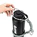 45 Degree Latitude Paracord Single Strap Carabiner Bottle Holder - 40 oz Gray
