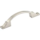Richelieu Hardware BP260676195 Teramo Collection 3 in (76.2 mm) Center-to-Center, Traditional Cabinet Pull, Brushed Nickel