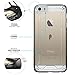 iPhone SE Case, iPhone 5S Case, iPhone 5 Case, POETIC Affinity Series Premium Thin/No Bulk/Slim fit/Clear/Dual Material Protective Bumper Case for Apple iPhone SE Frosted Clear/Clear