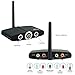 Miccus 160ft LONG RANGE Bluetooth Transmitter or Receiver, Adapter to add wireless audio to Stereo Sound System Speakers Amplifier PC Phone Mac Desktop Extender, 3.5mm AUX RCA(Home RTX -2 Yr Warranty)