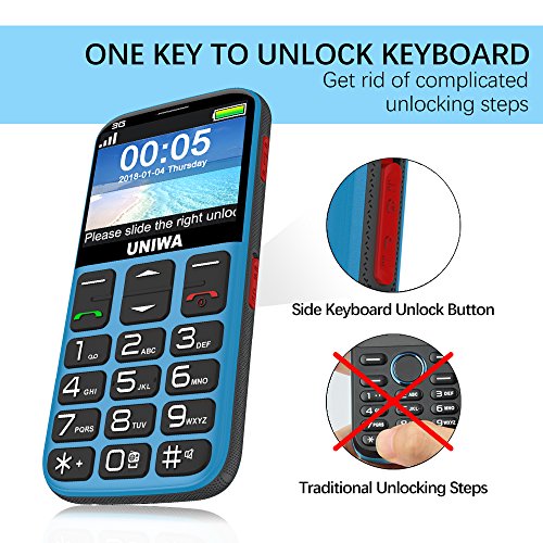 Mosthink Unlocked Cell Phones for Seniors, Compatible AT&T Cell Phone