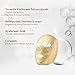 24K Gold Face Mask Hydration Anti-Aging Best Facial Treatment Deep Moisturizing Mask, Reduces the Appearances of Puffiness, Tired Looking and Wrinkles, Suitable For Dry, Oil, Sensitive Skin, 5 Masks