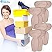 Premium Heel Cushion Pads 8 PCS - Self-Adhesive Shoe Insoles - Soft Gel Shoe Inserts - Blister and Callus Prevention and Protection Heel Pain Relief for Men and Women (Beige)