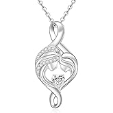 Cheyring Mothers Day Gifts Necklace Mothers Necklace for Women Mom Wife Daughter Sterling Silver