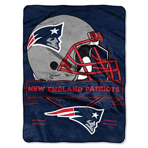Officially Licensed NFL New England Patriots "Prestige" Plush Raschel