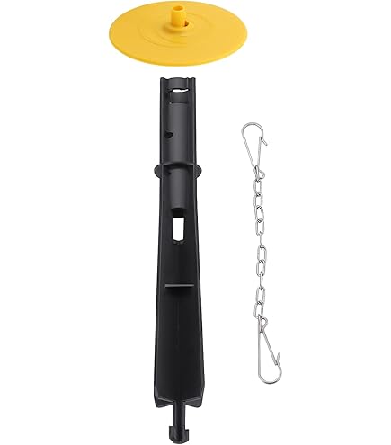 Toilet Canister Repair Kit – Compatible With Kohler GP1229656, K-1188999, K-1188998 AquaPiston Flush Valve – Includes Center Guide, Chain, And Cap (ABS Plastic)