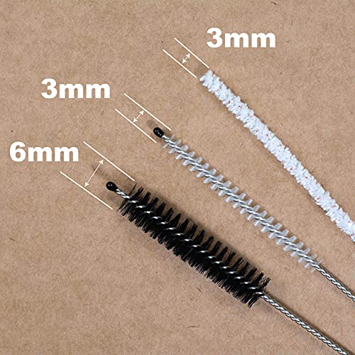 Pipe Cleaners Tool Set for Glass and Pipe Smoking 132 Hard Bristle