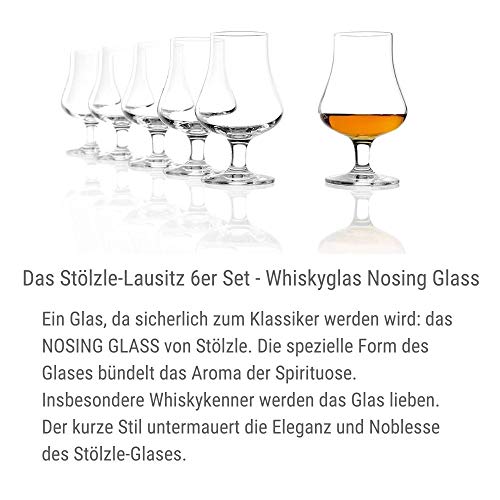Stölzle Lausitz Nosing Glas 194 ml I Whisky Gläser 6er Set I Bleifreies Kristallglas I Hochwertiges Scotch Glas I spülmaschinentauglich I Einzigartige Gläser für den besonderen Anlass – Bild 5