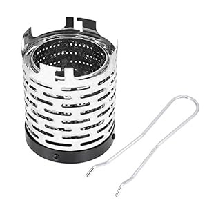Delaman Opzetstuk voor gasfornuis, verwarmingsopzetstuk voor campingkooktoestel, tentverwarming, gasverwarming, camping…