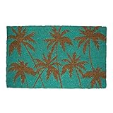 DII Natural Coir Fiber, 18x30" Entry Way Outdoor Door Mat with Non Slip Backing - Palm Beach