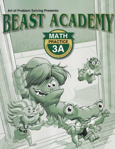 Beast Academy Math 3A Guide and Practice Bundle 2-Book Set