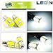 LEDIN 2x COB LED Back Up Reverse Light 18W High Power 1156 7506 P21W BA15s Bulb