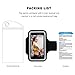 APEKX Cellphone Sports Armband: Super Comfort Fit, Ultra Slim, Soft Lycra, Running Water Resistant for iPhone 6, 6s(4.7-Inch), Galaxy S3/S4, iPhone SE, 5/5C/5S (Black)