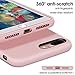 MILPROX Silicone Case, Pretty Series Liquid Silicone Gel Rubber, Shockproof Case with Microfiber Cloth Lining Cushion Compatible with iPhone 7 Plus/8 Plus - Pink