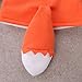 AWEHIRU TOMKIRA Baby Kids Boys Girls Cute Fox Cloak Hooded Outfits Hoodie Coat Outwear Jacket (Orange, 1-2 Years)