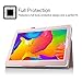 Fintie Case for ZONKO K105 10.1, MEIZE 10, Dragon Touch Notepad K10 / Max10 10.1 Tablet, Premium PU Leather Stand Cover for Lectrus, Victbing, Hoozo, Winsing 10 Android Tablet, Rose Gold
