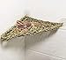 Bearded Dragon Hammock Lizard Lounger,100% Natural Seagrass Fibers for Reptiles,Geckos,Anoles,Iguanas,Hermit Crabs and Snakes,Triangular 12.5 x 17 inches
