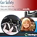Starling's Headrest Hooks for Car - Back Seat Organizer Hanger Storage Hook, Car SUV(Set of 4) Black, Purse Hook for Car Handbag Clothes Umbrellas Coats Grocery Bags & More!