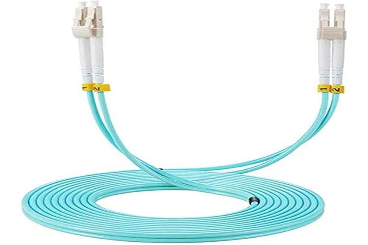 Elfcam - Fiber Optic Cable LC/UPC to LC/UPC, OM3 Multimode Duplex 50/125um LSZH, 7M — image 1