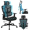 SAMOFU Office Chair, Ergonomic Desk Chair with Adjustable & Inclinable Backrest