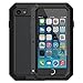 Mangix iPhone 6 Plus/6S Plus Case, Gorilla Glass Aluminum Alloy Metal Extreme Bumper Finger Scanner Cover Shell Case for Apple iPhone 6 Plus/6S Plus 5.5inch(Black)