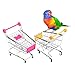 Onpiece Parrot Bird Supermarket Shopping Cart Intelligence Growth Funny Toys Pink/Yellow