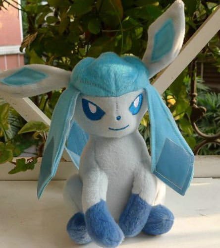 TONGROU New Grass Glaceon 8" tomy Plush Doll Toy Figure Collectible CUTE