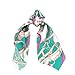 Hair Scarf Silk Scrunchies Ponytail - Unique Hair Ties Designs to match Different Outfits – Satin Silk Hair Bands for Women Teen Tween Hair Scarves Ties (6 pcs Chains Print)