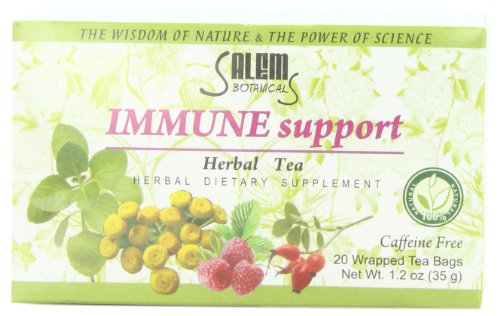 SALEM BOTANICALS HERBAL TEA, IMMUNE SUPPORT, 20 COUNT