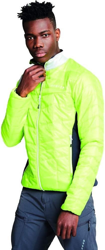Dare2b Mens Systematic Jacket (L) (Electric Lime/Outerspace Blue