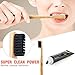 Charcoal Teeth Whitening Kit - MY LITTLE BEAUTY - Natural Active Bamboo Teeth Whitening Paste and Toothbrush - Mint