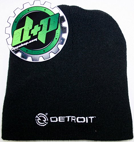 detroit Beanie Stocking cap hat trucker semi toboggan ski cat snow winter gear