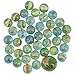 GAMEKING Glass Marbles Set for Kids - 40 Piece Classic Vintage Pack with Shooter Compatible with Marble Run