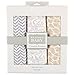 Hudson Baby Muslin Swaddle Blankets, Safari