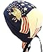 American Flag Headwrap Patriotic Doo Rag Red White and Blue (Bald Eagle)
