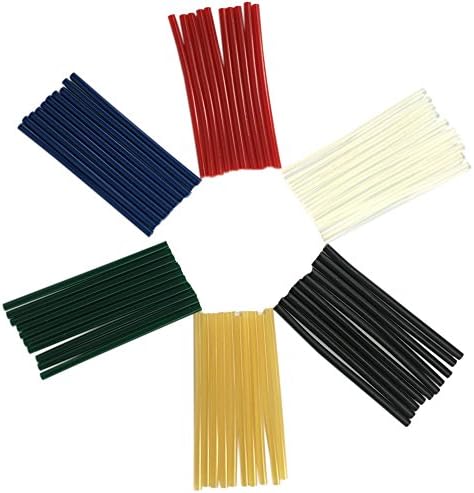 Glue Gun Sticks, 60 Pack Glue Gun Refills Sticks for 20W Mini Glue Gun, 0.27" D - 6 " L, 60 Sticks