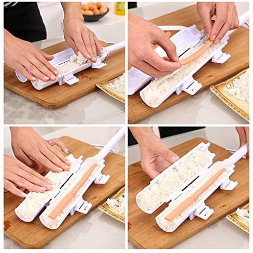 Sushi Maker Roller Roll Mold Sushi Roller Bazooka Rice Meat Vegetables DIY Sushi Making Machine Kitchen Sushi Tools