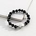 Silpada 'Blackboard' Natural Agate, Hematite, and Pyrite Stretch Bracelet in Sterling Silver, 6.75