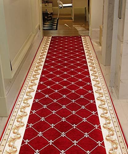 MeiHao Carpet Hallway Runner Rugs Corridor Aisle Carpet Blended Non-slip, Length Customizable,Wedding Runner - Ceremony Aisle - VIP Carpet - Event Rug Thickness 13mm, 6 Width 36 Sizes Optional