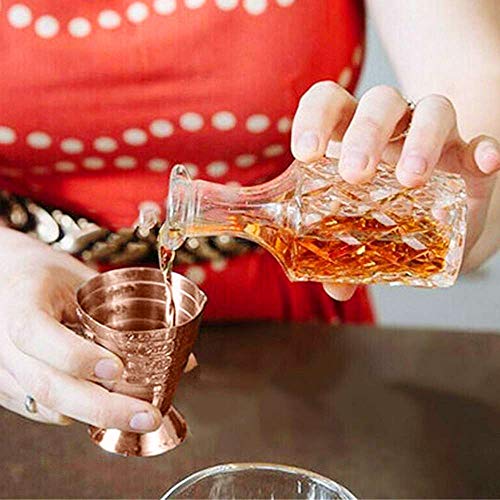 Lecimo 1 * Edelstahl-Messbecher-Jigger, 5 EL, 75 ml, Cocktail-Jigger – Bild 8
