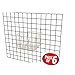 Only Garment Racks Deep Wire Storage Baskets For Gridwall, Slatwall and Pegboard - White Finish - Dimensions: 12