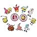 100 PCS Spongebob Squarepants Stickers Cartoon Waterproof Stickers Car Laptop Helmet Luggage Vintage Skateboard Wall Decor Gift for Kids