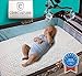 Best All-in-1 Waterproof Pack N' Play: Baby Mattress Pad & Fitted Sheet, Heat-Resistant, Highly Durable for 300+ Washes, Hypoallergenic, for Mini, Portable, Convertible Crib Mattresses, 27